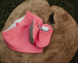 Pink Soft Soled Baby Shoes+Bib