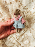 5 inch dollhouse Miniature bunny doll