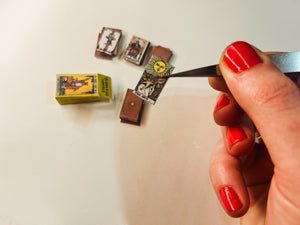 Dollhouse Miniature 1:6 scale tarot cards
