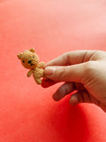 Micro crochet bear stuffie toy