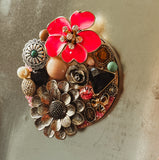 Vintage jeweled magnet