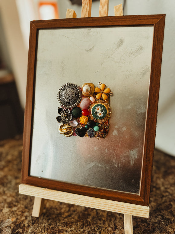 Vintage jeweled magnet