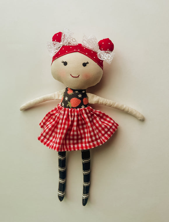 12” Heirloom Doll strawberry