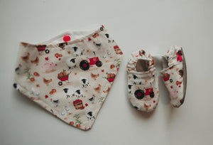 Farm Animals Soft Soled Baby Shoes