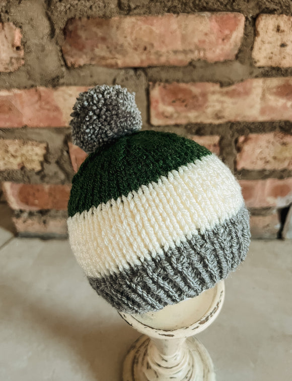 Newborn knit hat