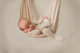 Footed newborn pajama (Hand knit)