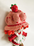12” Strawberry Shortcake crochet doll stuffie