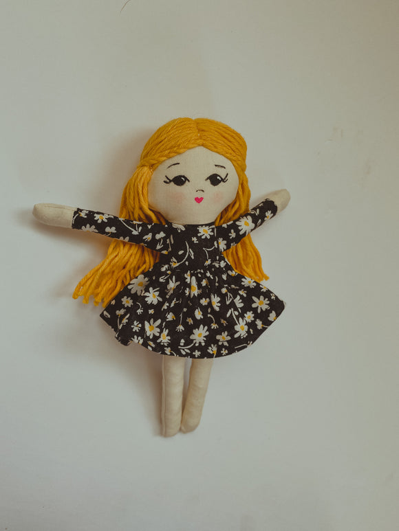 8” mini dollhouse Doll